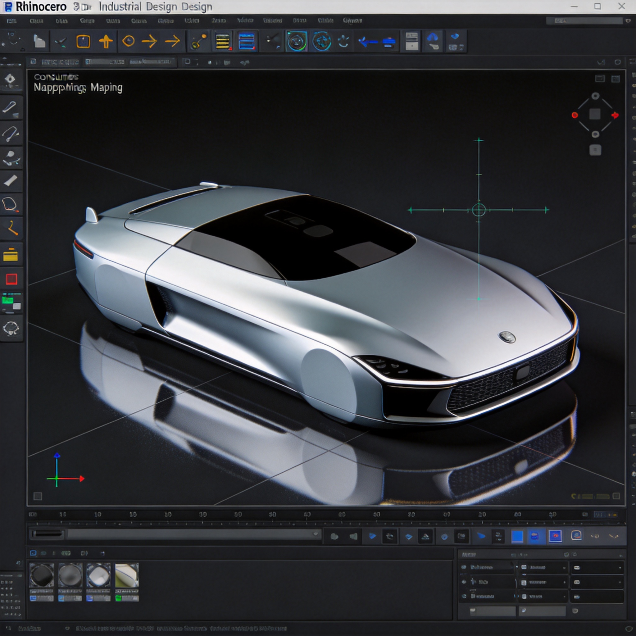 Rhino 3D工业设计界面预览